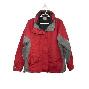 Columbia Womens Large Interchange Core Full Zip Jacket Outdoor Winter Gorpcore